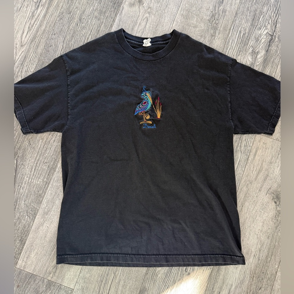 Vintage Denali national park embroidered shirt
